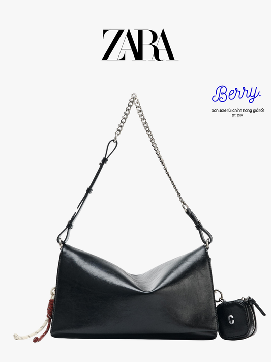 Zara Leather Basic Bag