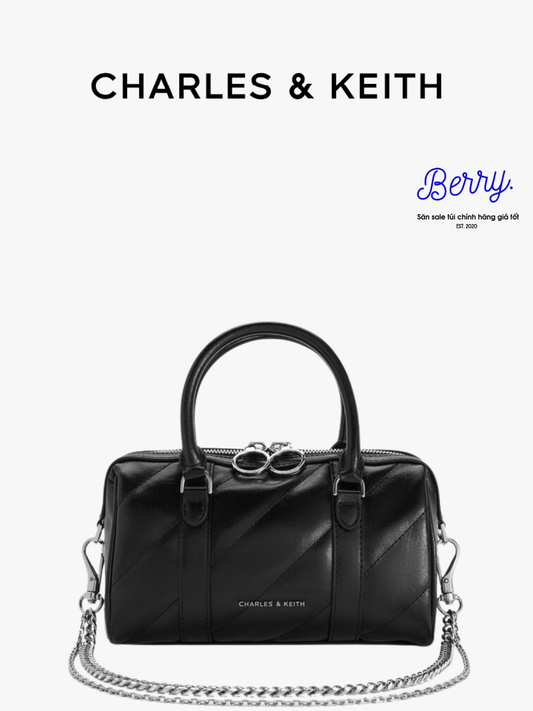 CHARLES & KEITH - Philomena Bowling Black