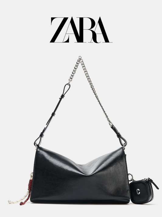 Zara Leather Basic Bag
